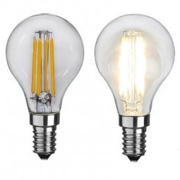 Star Trading LED Lampe, Birne Fila P45, E14, 12V/24V DC, 2.2W
