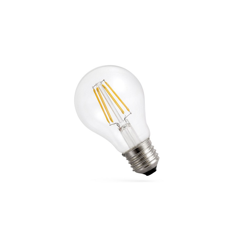 HM LED Lampe, Tropfen/Kugel Filament E27, 4W, klar