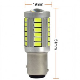 MENGS LED Lampe BAY15d / 1157, 12V DC, 5W, 33 LED